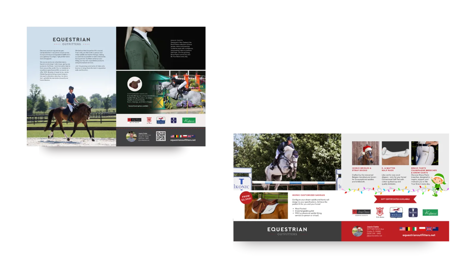 Equestrian Outfitters — print advertising in The Plaid Horse