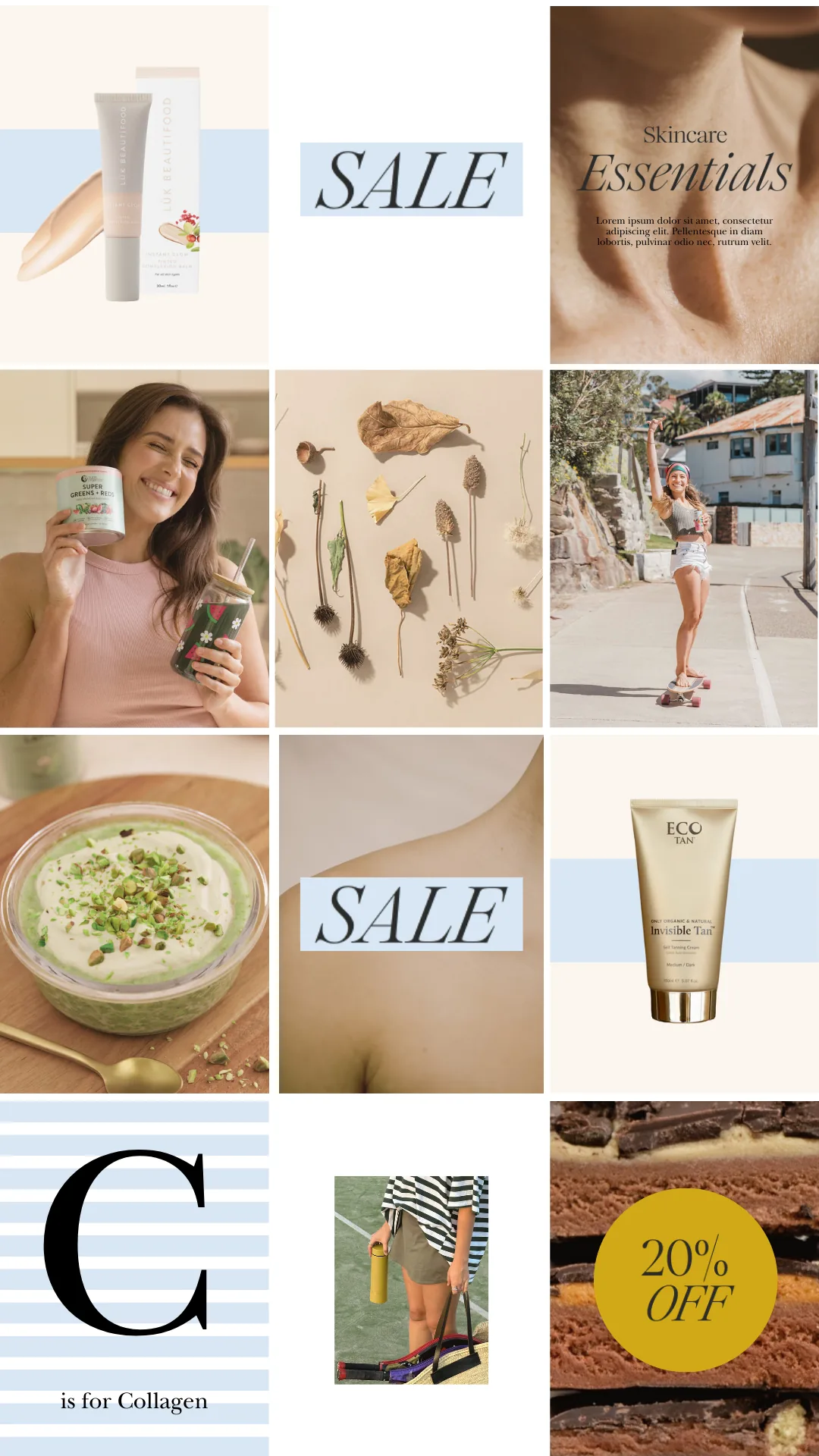 Natural Things — social media mockup