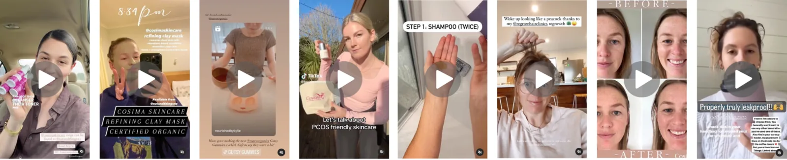 Natural Things — affiliate creator content (Instagram Stories and Reels)