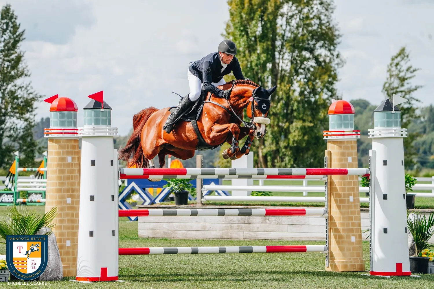Showjumping action